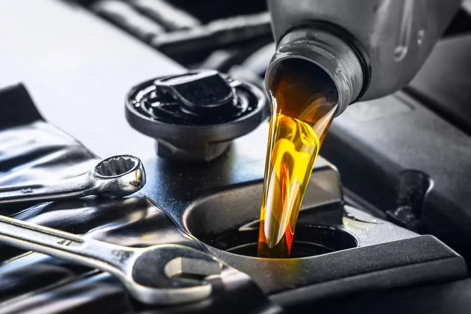 Pouring Oil
